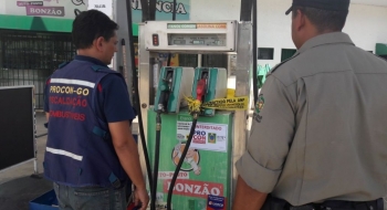 Procon Goiás interdita bombas de posto de combustível no Jardim Guanabara